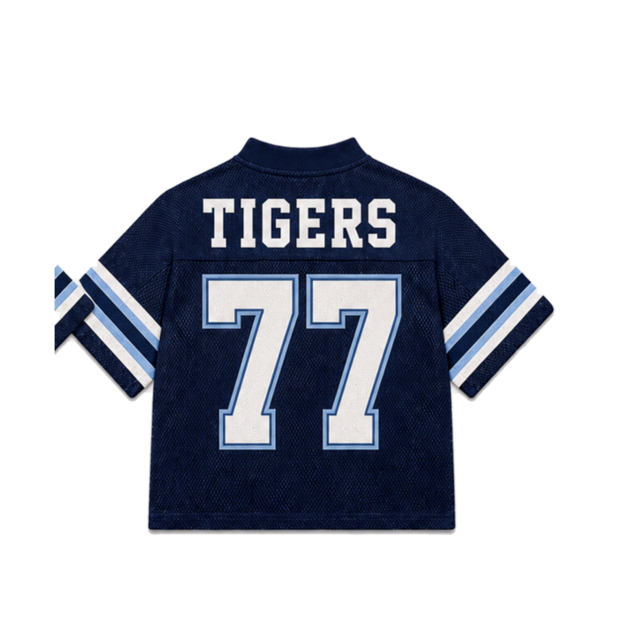 Jackson State Legacy Jersey in regular school colors, back view alternate view