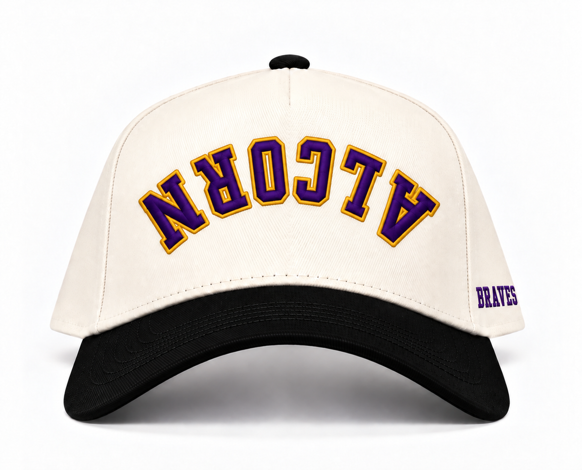 Alcorn State upside down Legacy Campus cap front product image