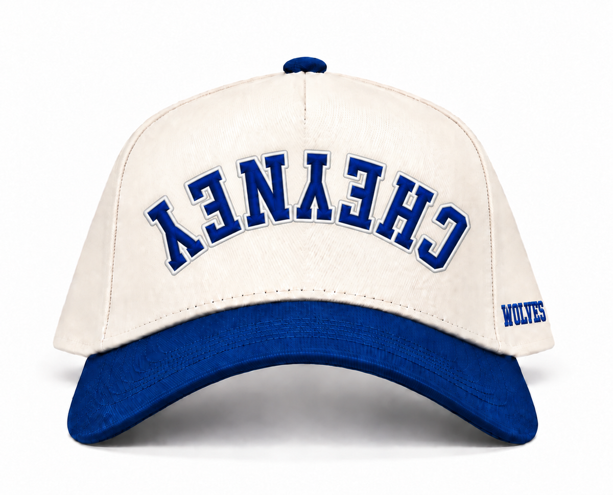 Cheyney upside down Legacy Campus cap front product image