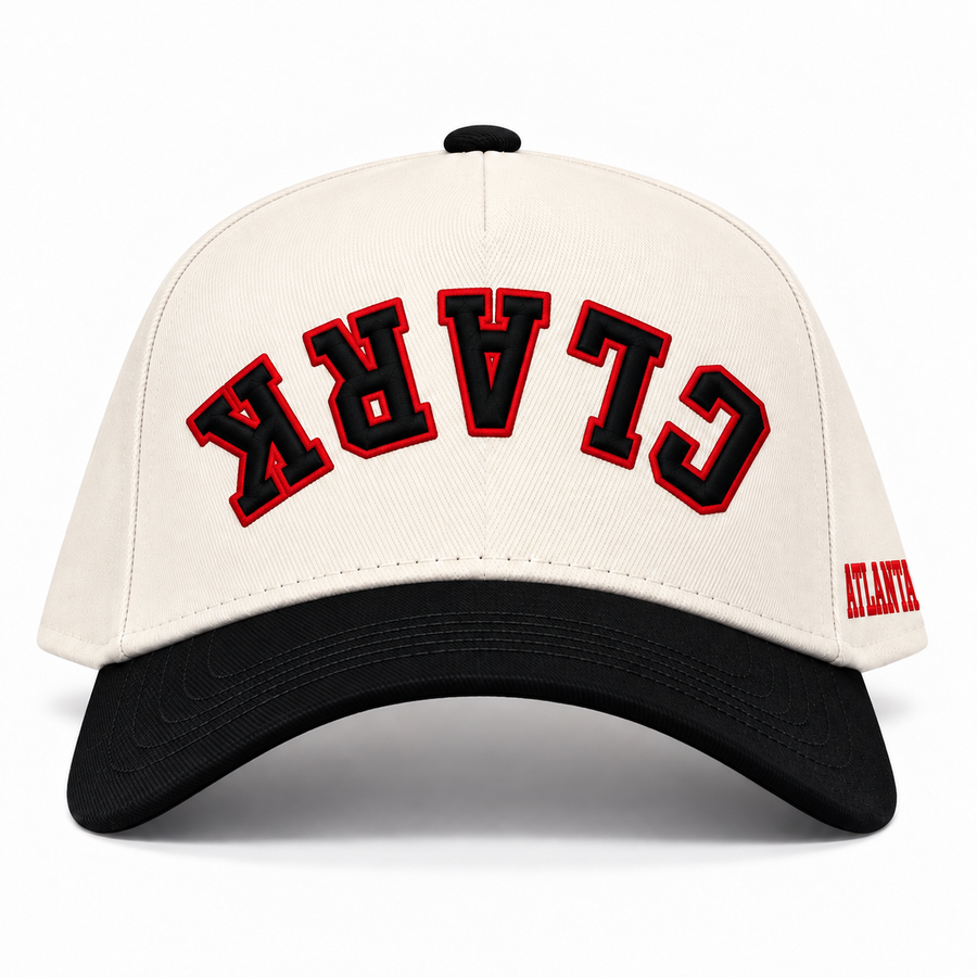 Clark Atlanta upside down Legacy Campus cap front product image