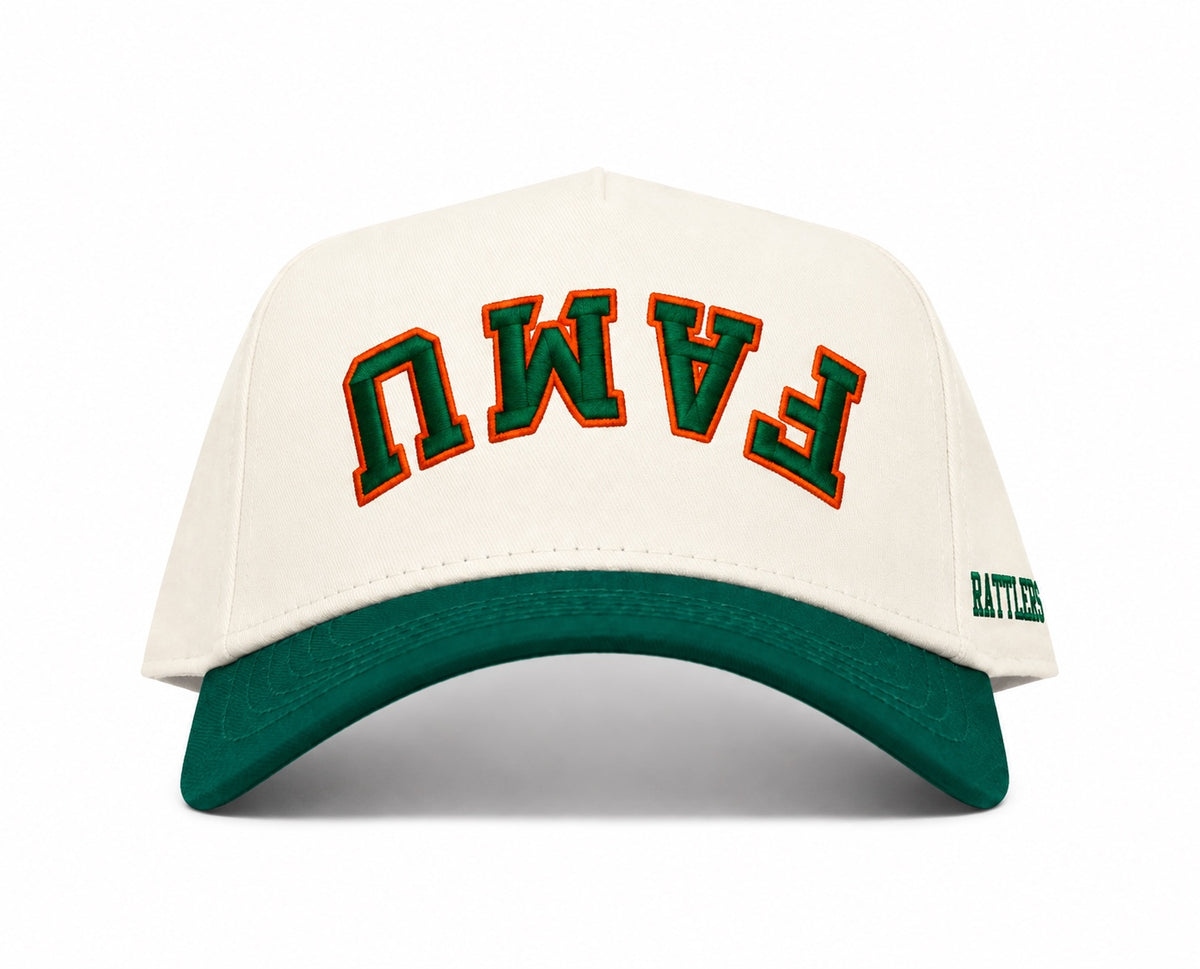FAMU upside down Legacy Campus cap front product image