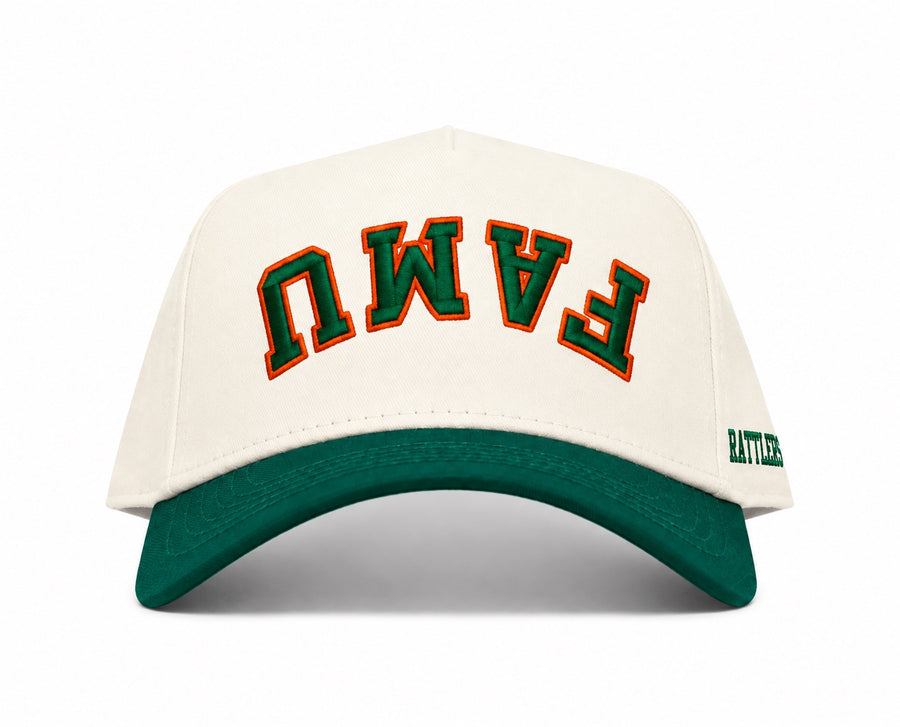 FAMU upside down Legacy Campus cap front product image