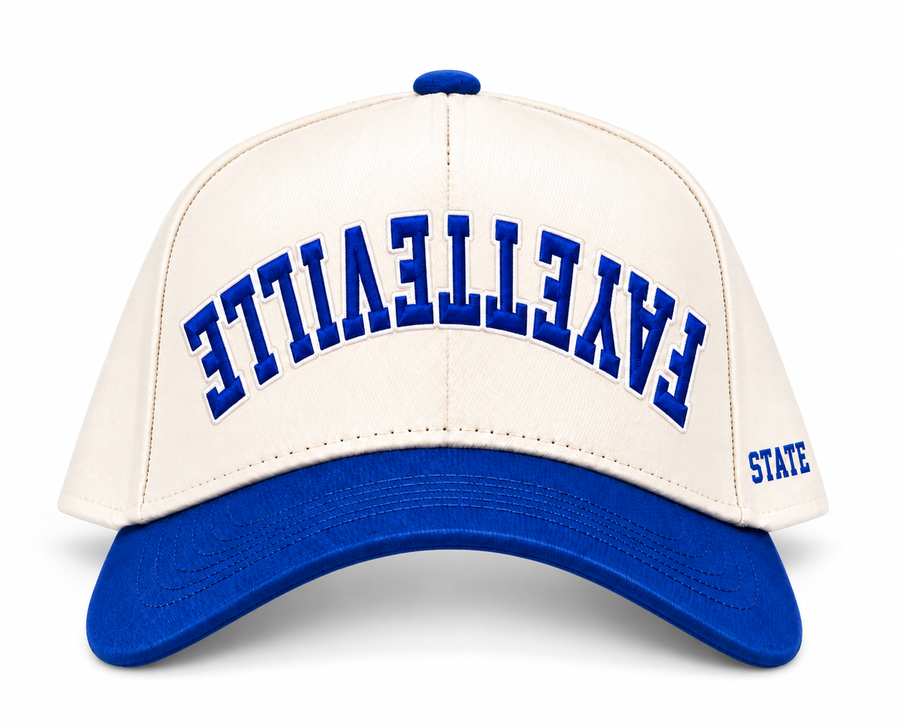 Fayetteville State upside down Legacy Campus cap front product image