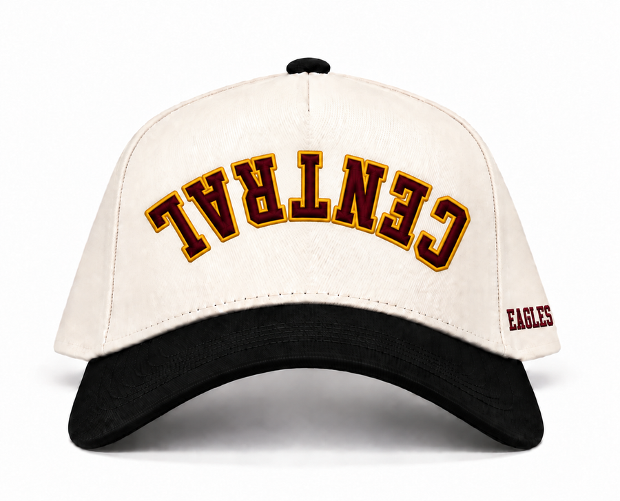 North Carolina Central upside down Legacy Campus cap front product image