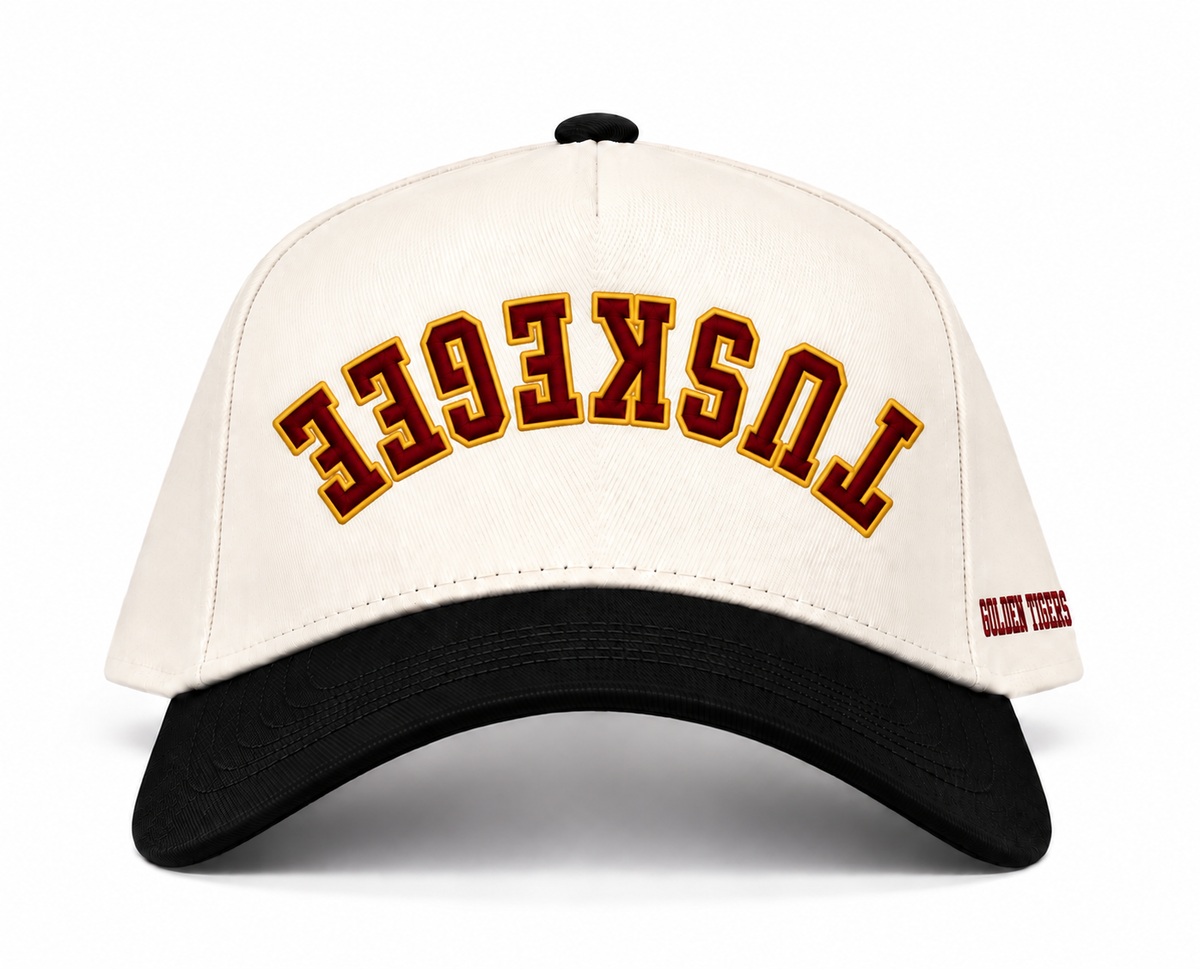 Tuskegee upside down Legacy Campus cap front product image