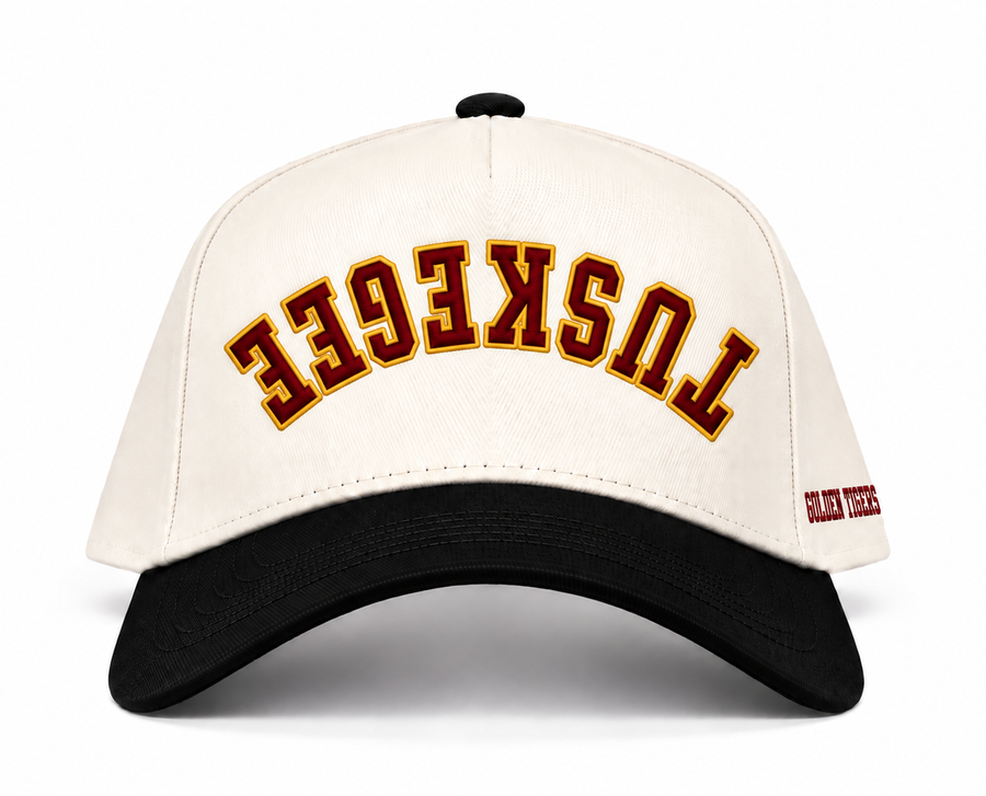 Tuskegee upside down Legacy Campus cap front product image