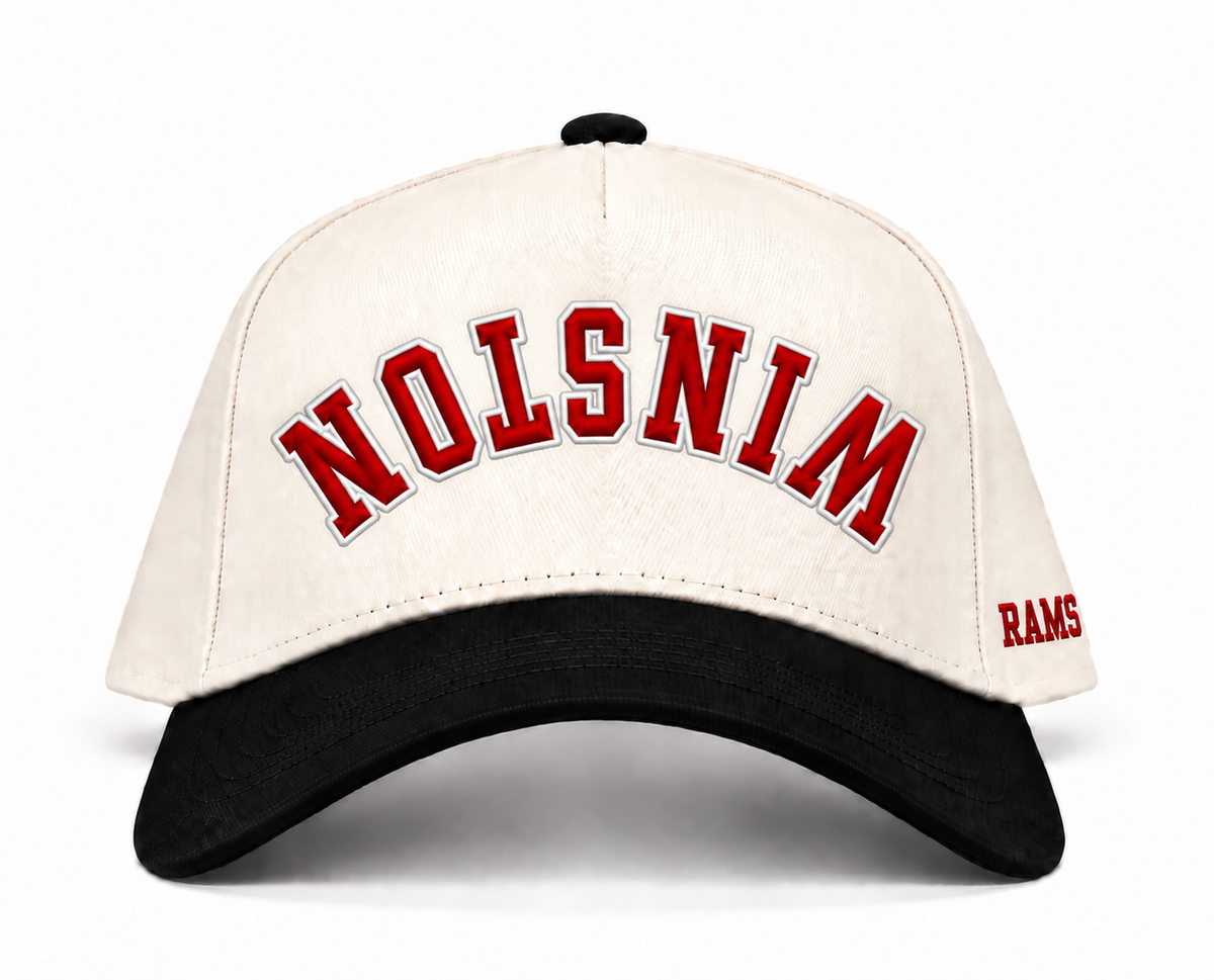 Winston Salem State upside down Legacy Campus cap front product image