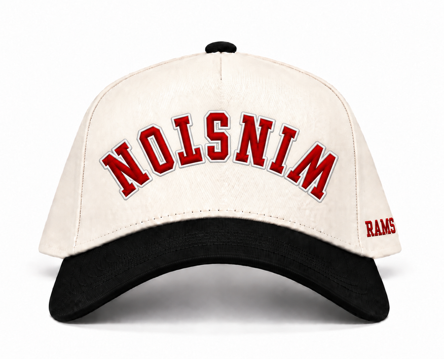 Winston Salem State upside down Legacy Campus cap front product image