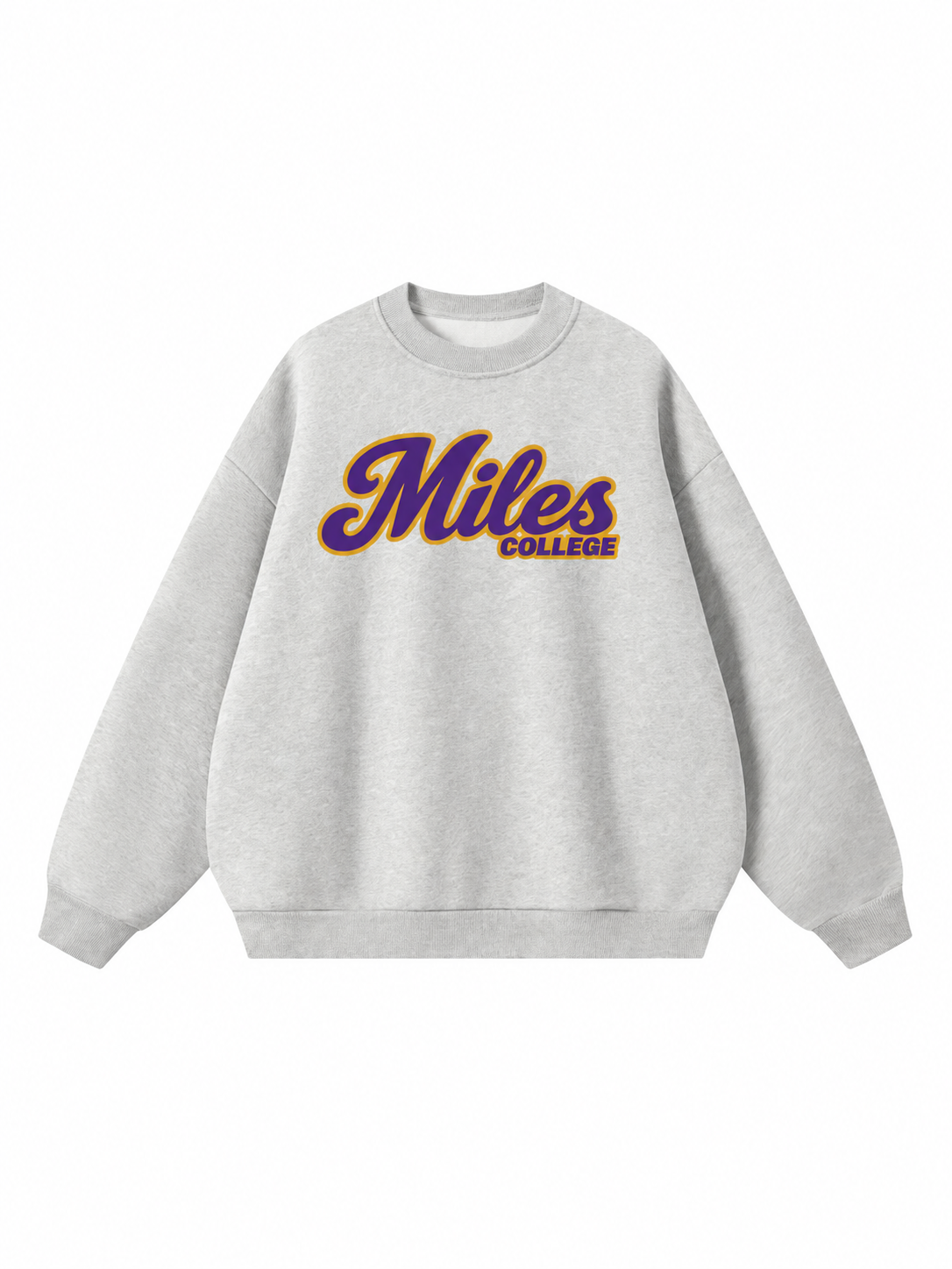 Miles College Campus Collection Boxy Oversized Crewneck front preview