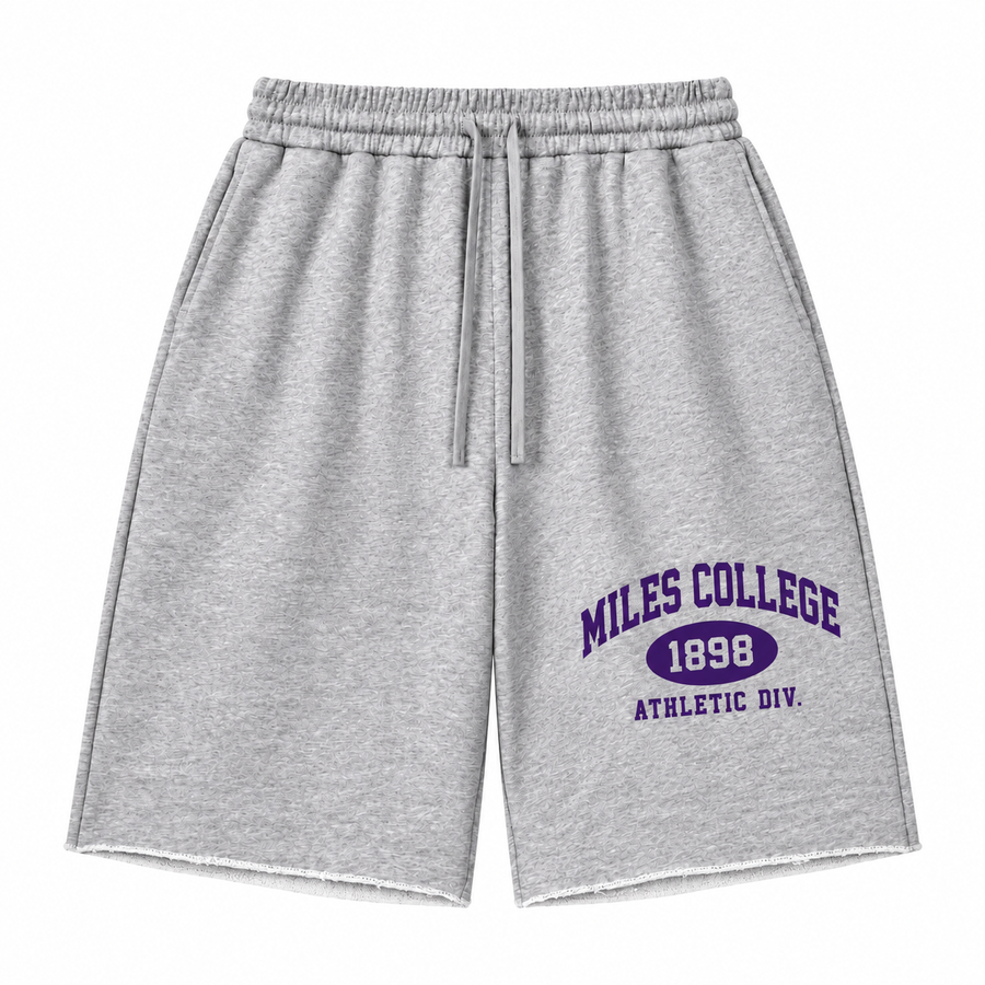 Miles College Athletic Division Raw Edge Shorts