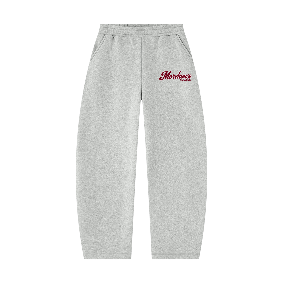 Morehouse wide leg sweatpants included in the set