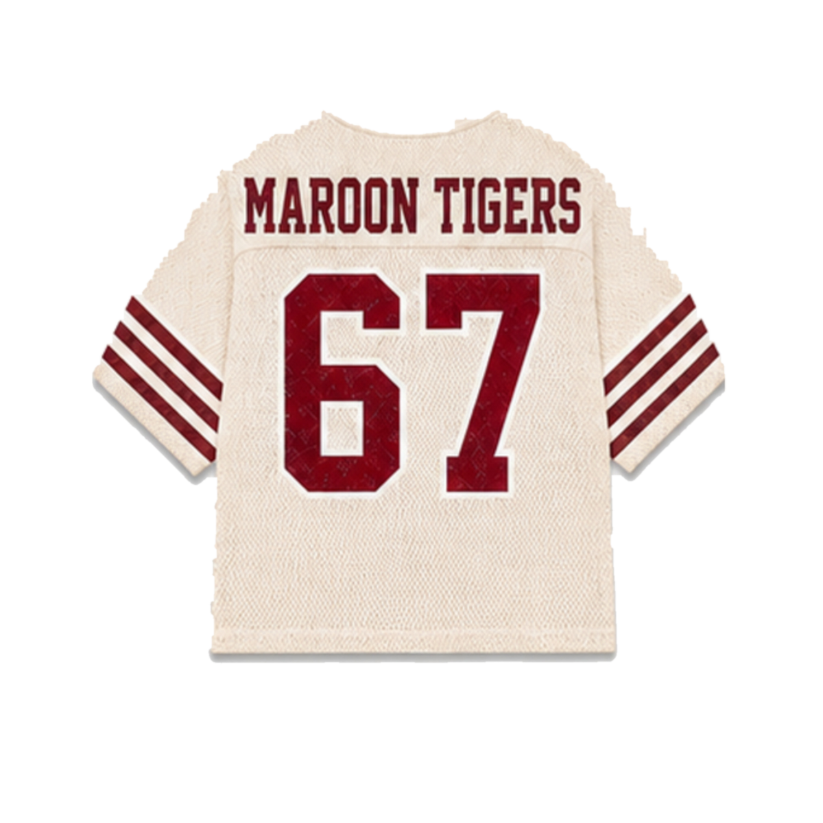 Morehouse Legacy Jersey in cream, back view