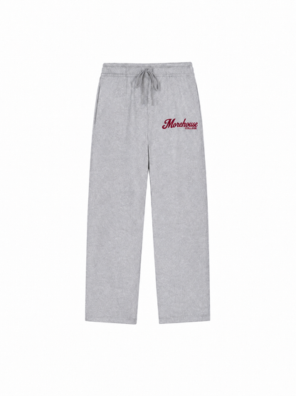 Morehouse straight leg sweatpants included in the set