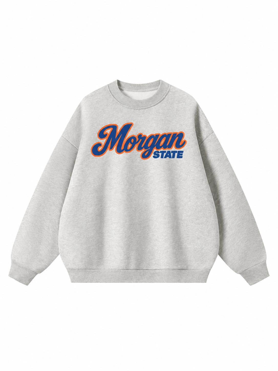 Morgan State Campus Collection Boxy Oversized Crewneck front preview