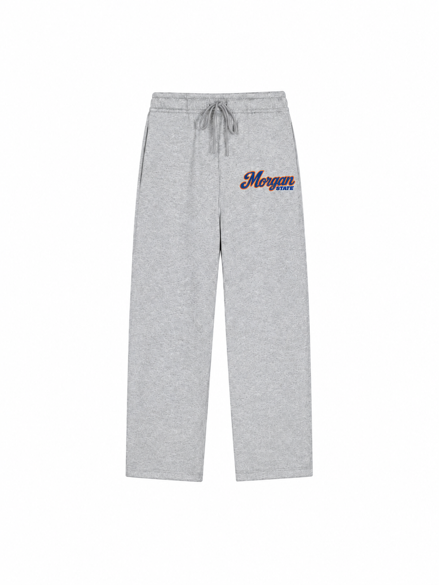 Morgan State straight leg sweatpants front alternate view