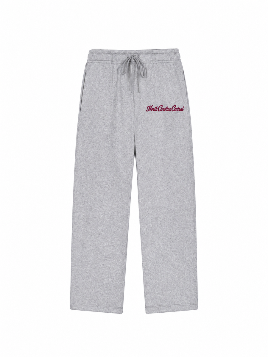 North Carolina Central straight leg sweatpants front alternate view