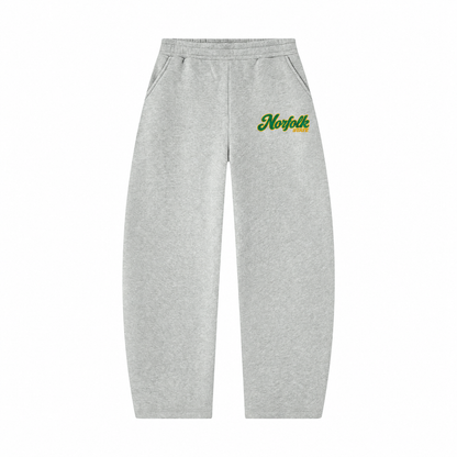 Norfolk corrected wide leg sweatpants