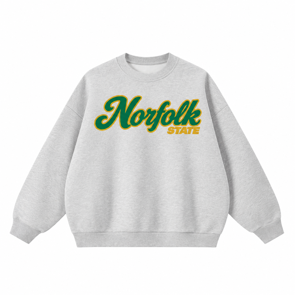 Norfolk State Campus Collection Boxy Oversized Crewneck front preview