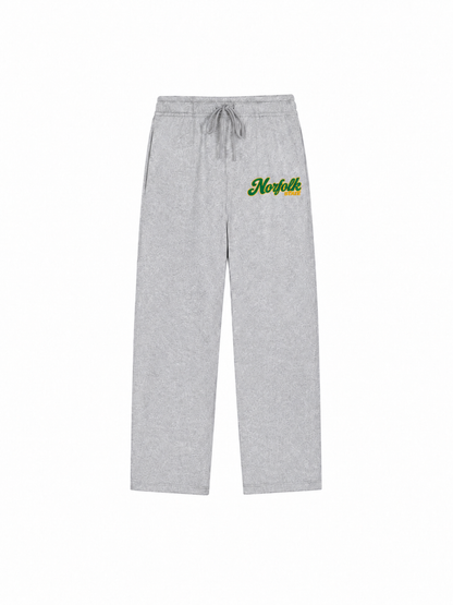 Norfolk State straight leg sweatpants front