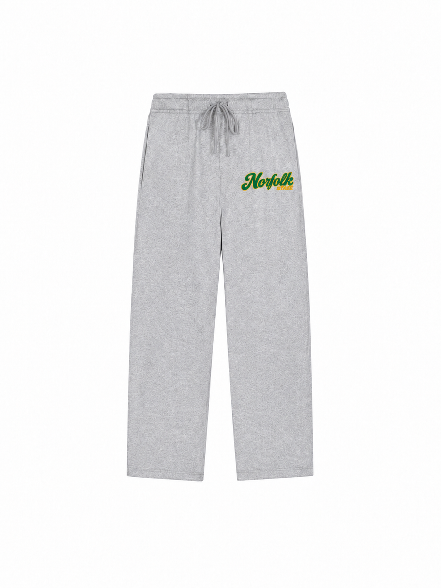 Norfolk State straight leg sweatpants front alternate view