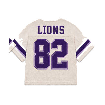 Paine College Legacy Jersey in cream, back view