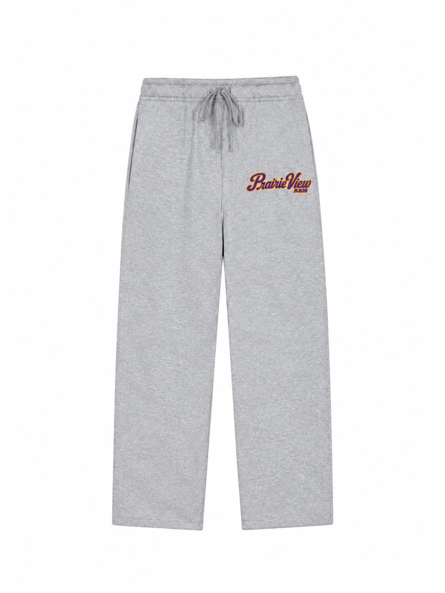 Prairie View A&M straight leg sweatpants front