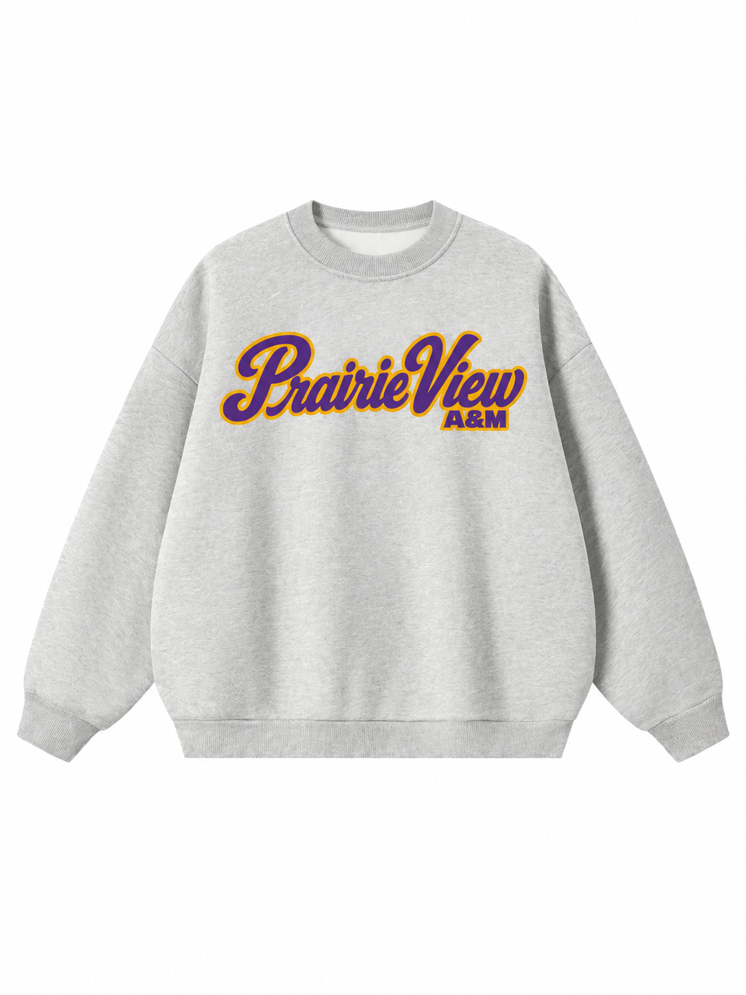 Prairie View A&M Campus Collection Boxy Oversized Crewneck front preview