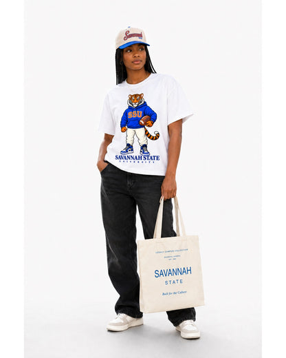 Savannah State Legacy tee studio hero