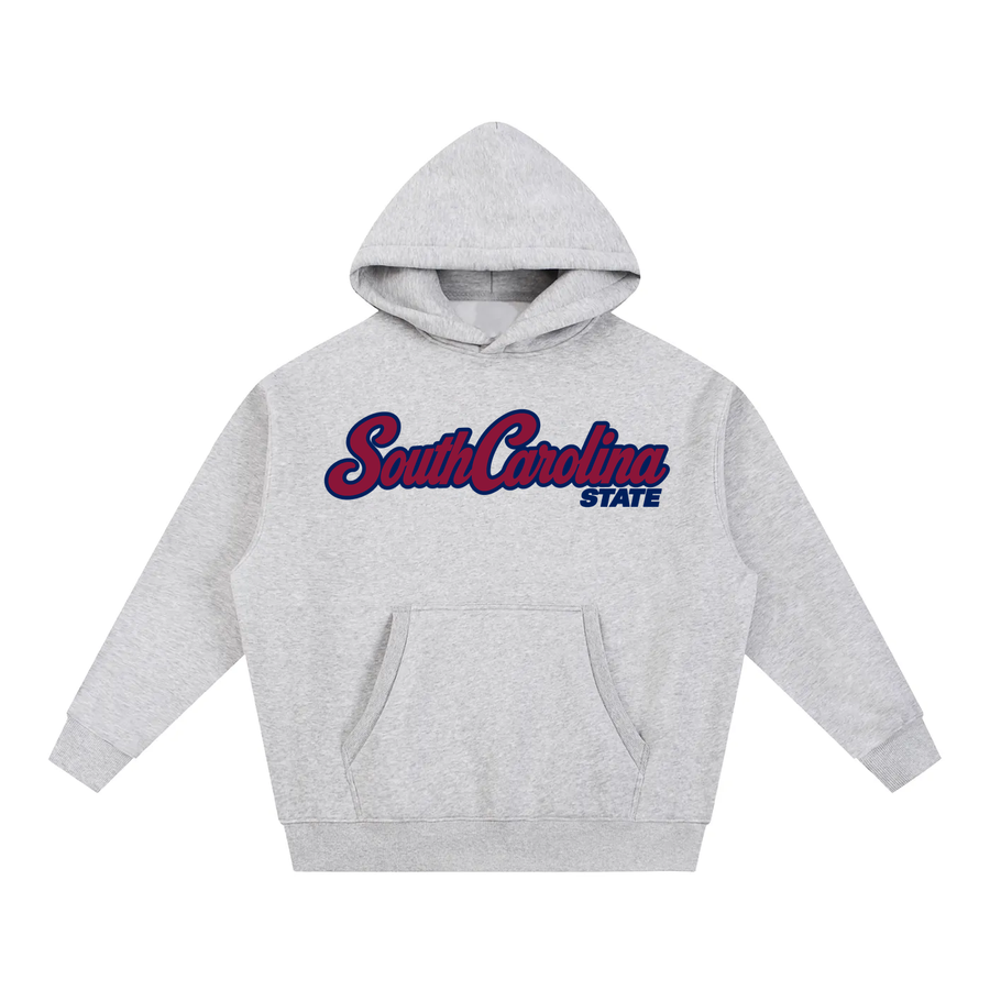 South Carolina State Campus Collection oversized hoodie on white background