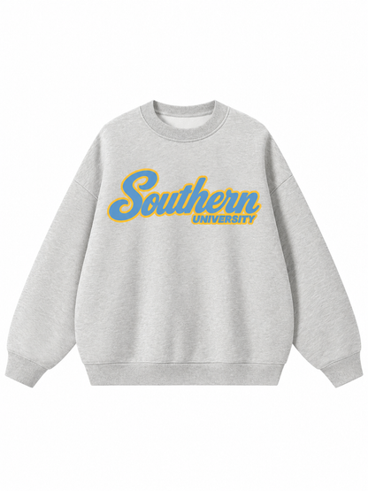 Southern University Campus Collection Boxy Oversized Crewneck front preview