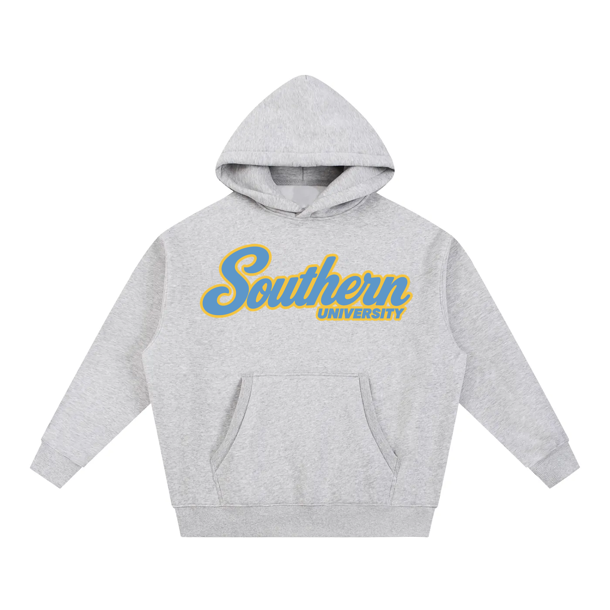 Southern University Campus Collection oversized hoodie on white background