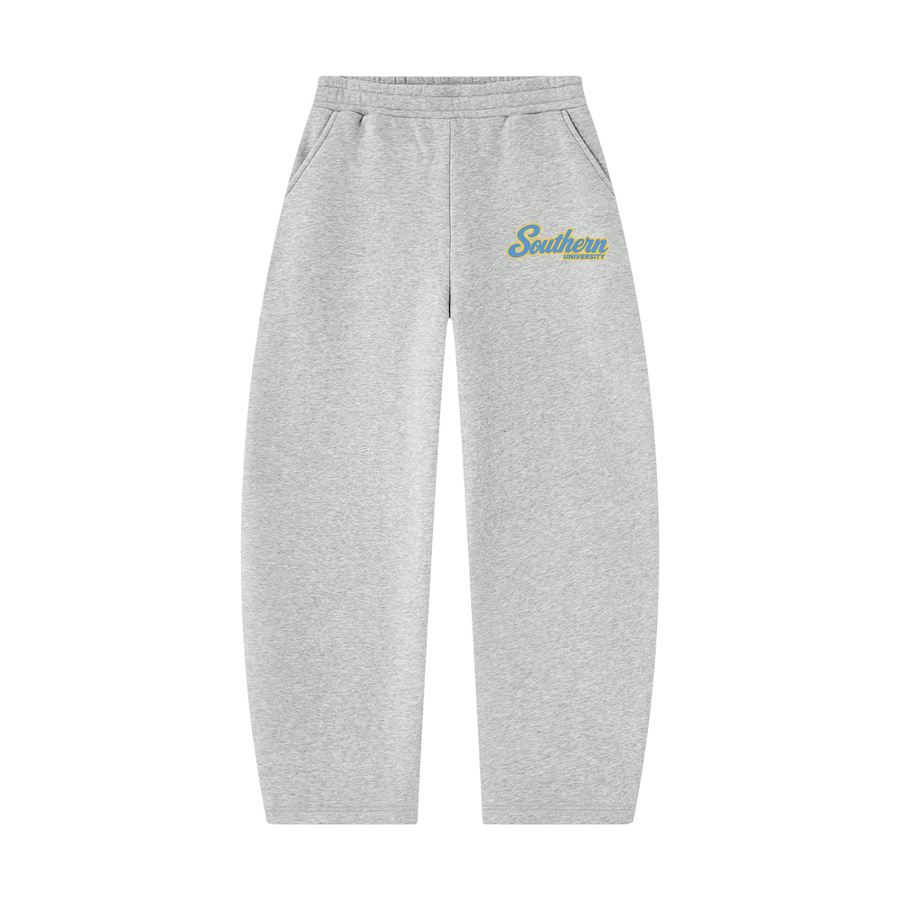 Southern University Campus Collection wide leg sweatpants on white background