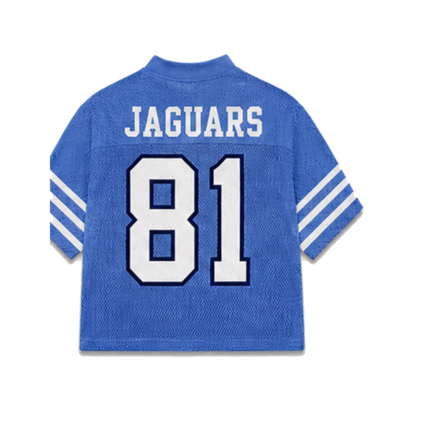 Spelman Legacy Jersey in regular school colors, back view alternate view