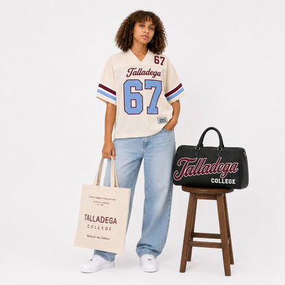 Talladega College Legacy Campus Tote approved female campaign image