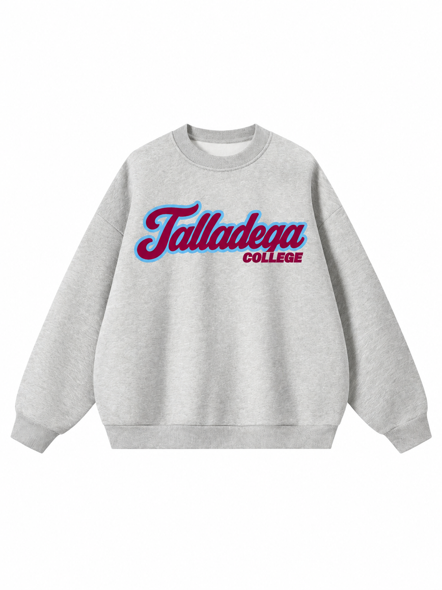 Talladega College Campus Collection Boxy Oversized Crewneck front preview