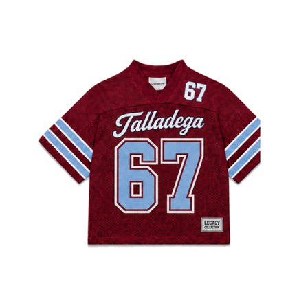 Talladega College Legacy Jersey in regular school colors, front view