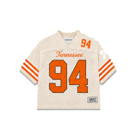 Tennessee Legacy Jersey in cream, front view