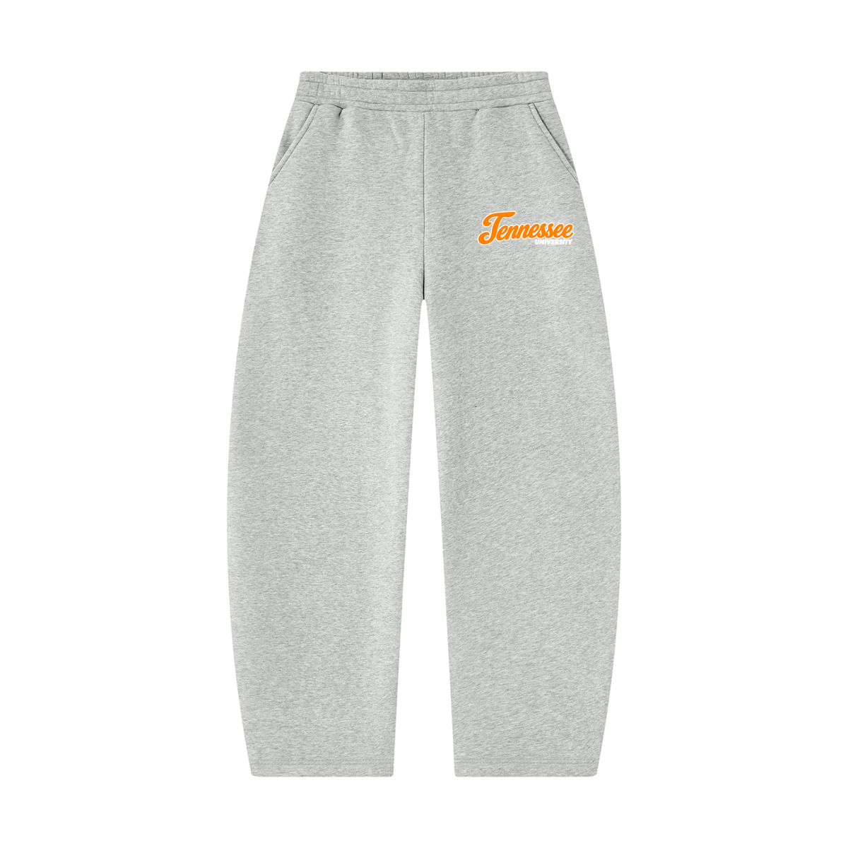 Tennessee Campus Collection wide leg sweatpants on white background