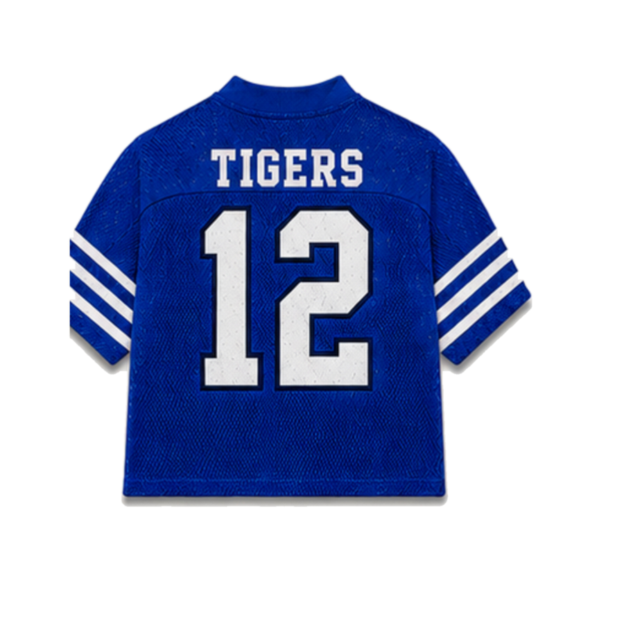Tennessee State Legacy Jersey in regular school colors, back view alternate view