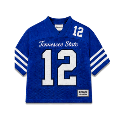 Tennessee State Legacy Jersey in regular school colors, front view