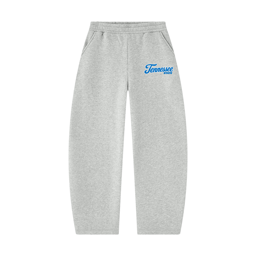 Tennessee State Campus Collection wide leg sweatpants on white background