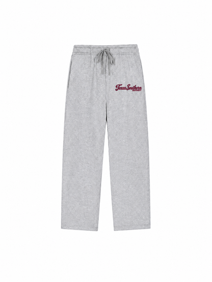 Texas Southern straight leg sweatpants front