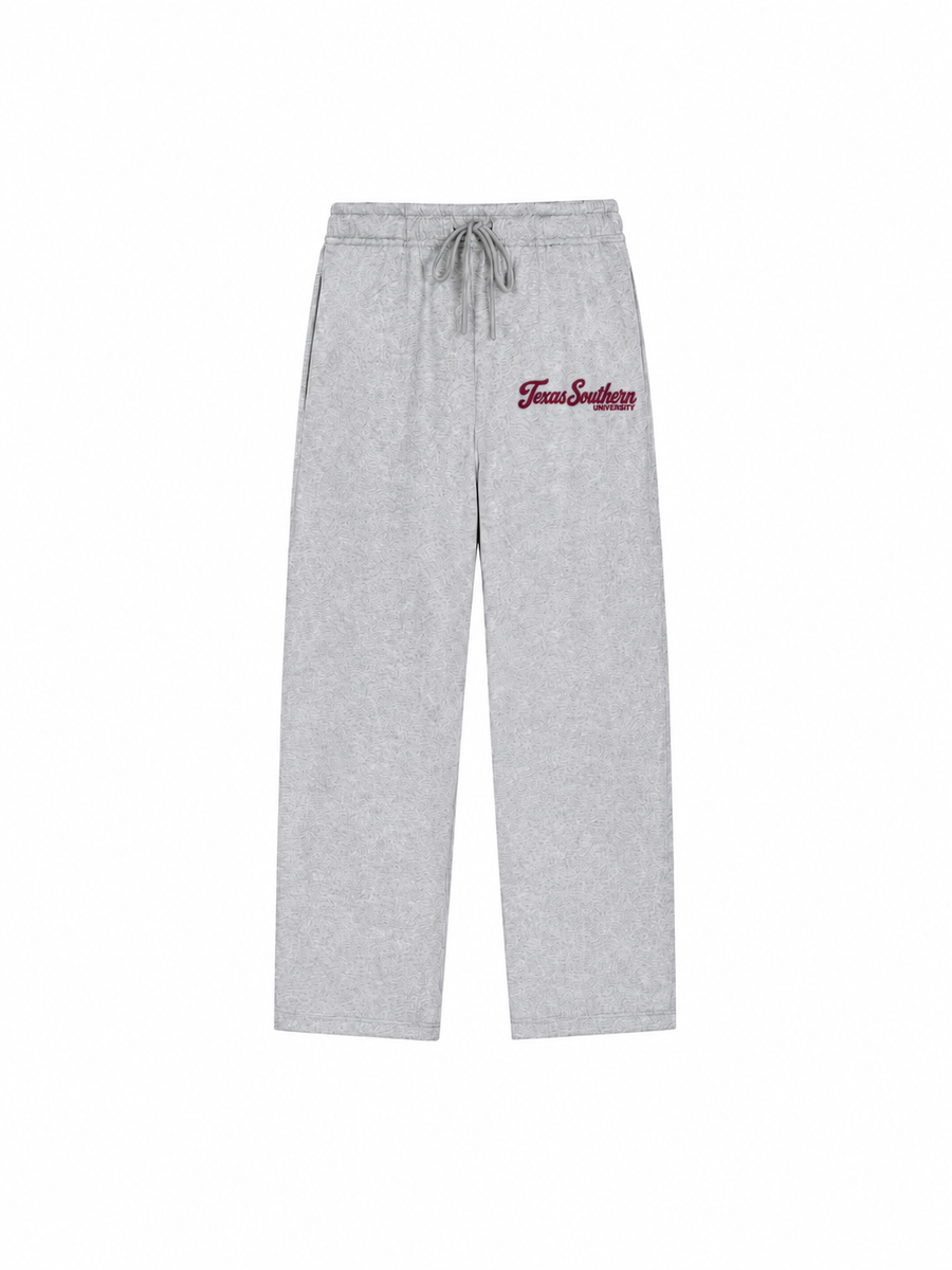 Texas Southern straight leg sweatpants front alternate view