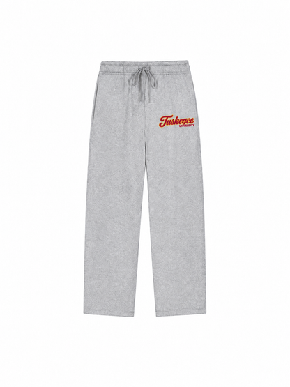 Tuskegee University straight leg sweatpants front