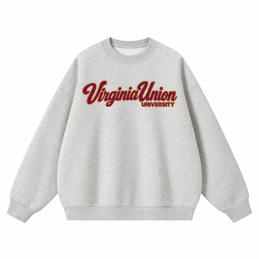 Virginia Union Campus Collection Boxy Oversized Crewneck front preview