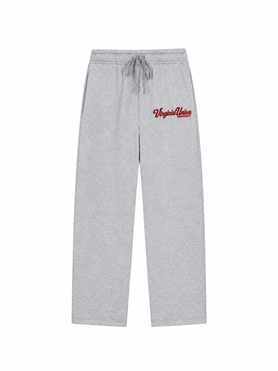 Virginia Union straight leg sweatpants front