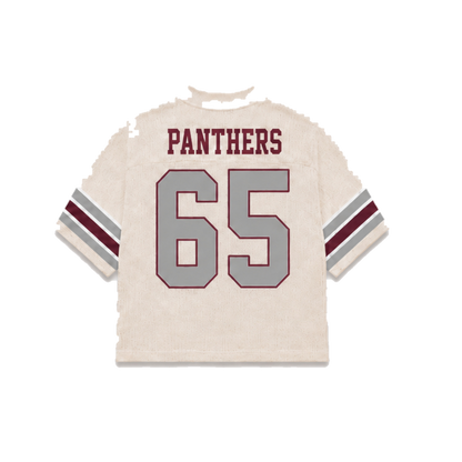 Virginia Union Legacy Jersey in cream, back view