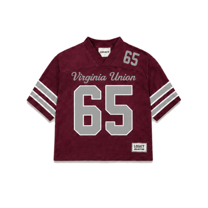Virginia Union Legacy Jersey in regular school colors, front view