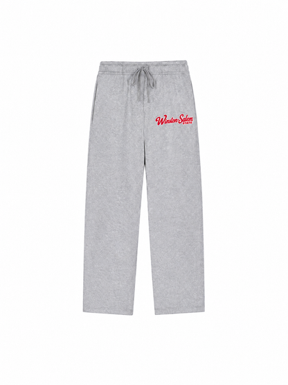Winston-Salem State straight leg sweatpants front